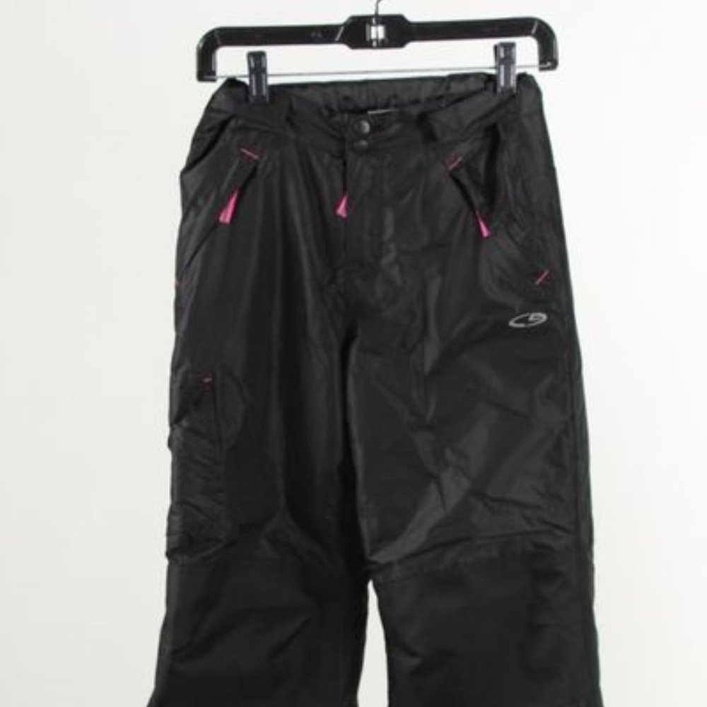 Champion Black Polyester Women's Lined Snow Pants